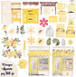 Kit Digital Confeitaria Amarela Aquarela - Thumbnail 4