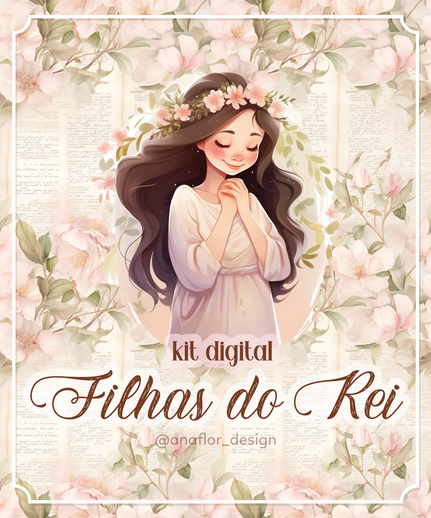Kit Digital Filhas do Rei - ANA FLOR 1