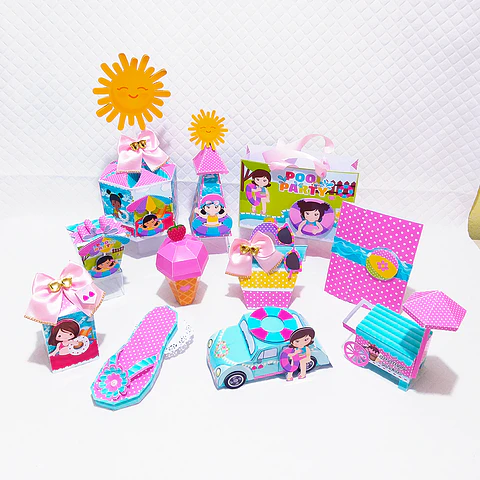 Arquivo de Corte Pool Party Menina