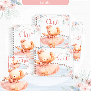 Arquivo Encadernação Baby Ursinha Bailarina