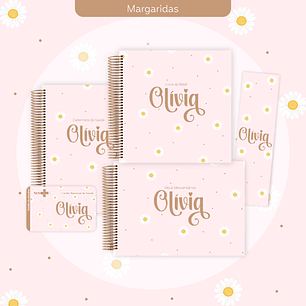 Arquivo Encadernação Baby Margaridas
