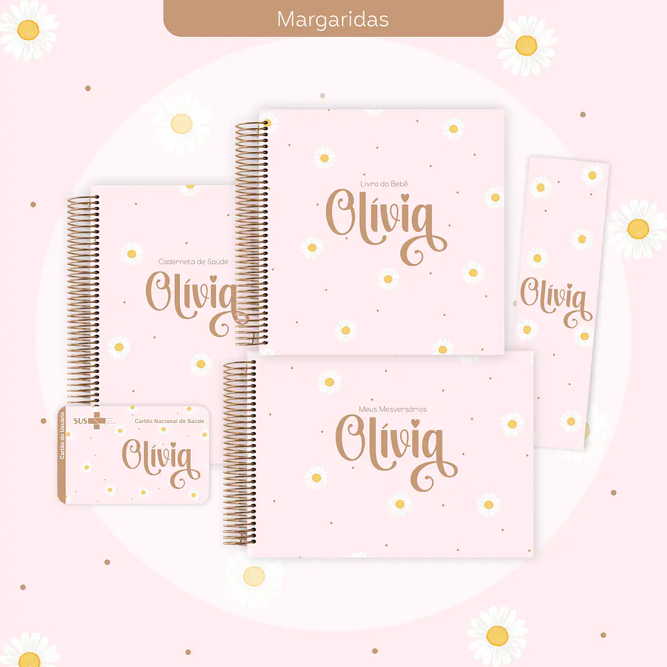 Arquivo Encadernação Baby Margaridas 1