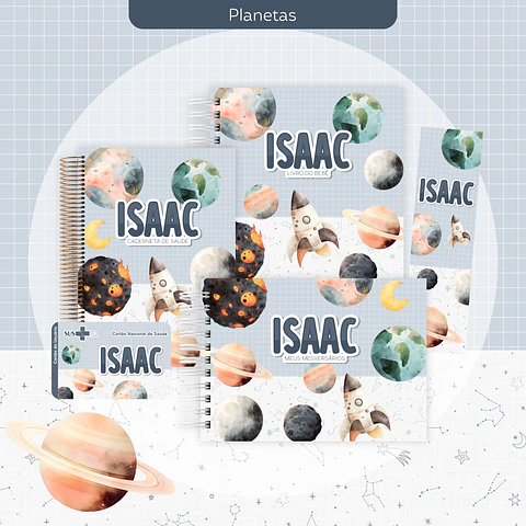 Arquivo Encadernação Baby Planetas 