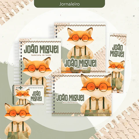 Arquivo Encadernação Baby Raposinho Jornaleiro