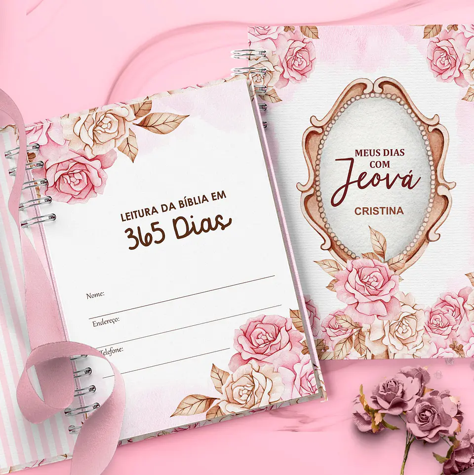 Kit Arquivos Leitura Guiada da Bíblia 365 dias + Leitura Livre Testemunhas Jeová Mulher Virtuosa - BICHO PAPEL 1