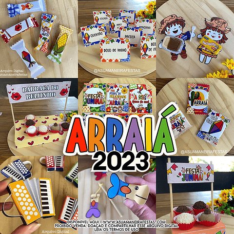 Arquivo Kit Festa Junina Arraiá 2023 - A SUA MANEIRA FESTAS