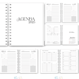 Arquivo Miolo Agenda Datada 2025 Clean 1DPP - BE CRAFT
