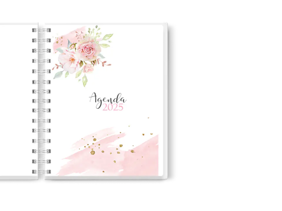 Arquivo Miolo Agenda Datada 2025 Floral 1DPP - BE CRAFT 3
