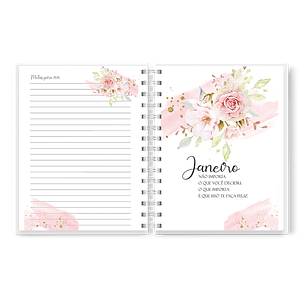 Arquivo Miolo Agenda Datada 2025 Floral 1DPP - BE CRAFT