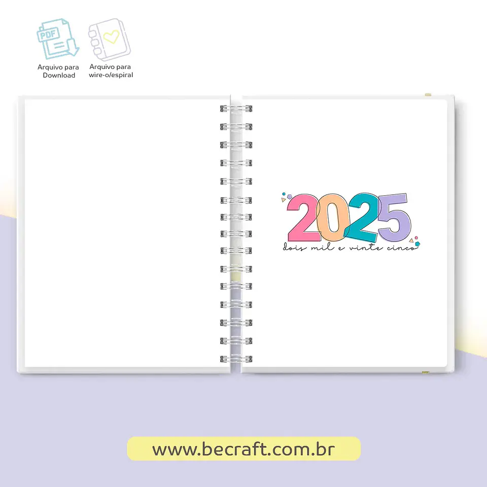 Arquivo Miolo Agenda Datada 2025 Colorida 1DPP - BE CRAFT 4