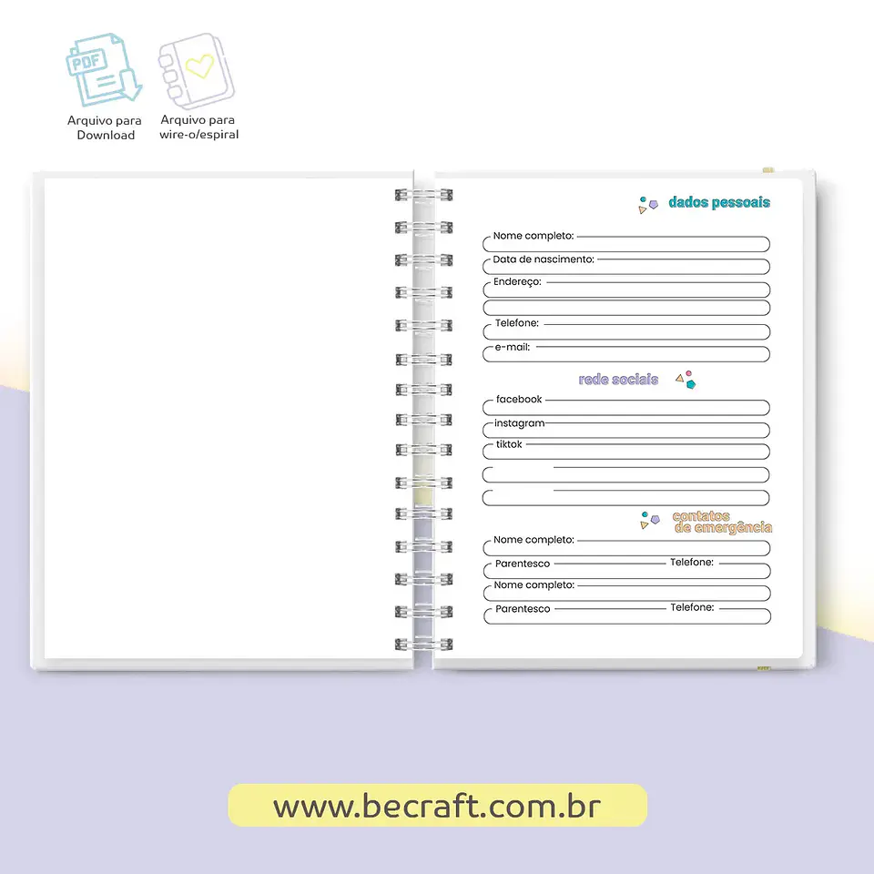 Arquivo Miolo Agenda Datada 2025 Colorida 1DPP - BE CRAFT 5