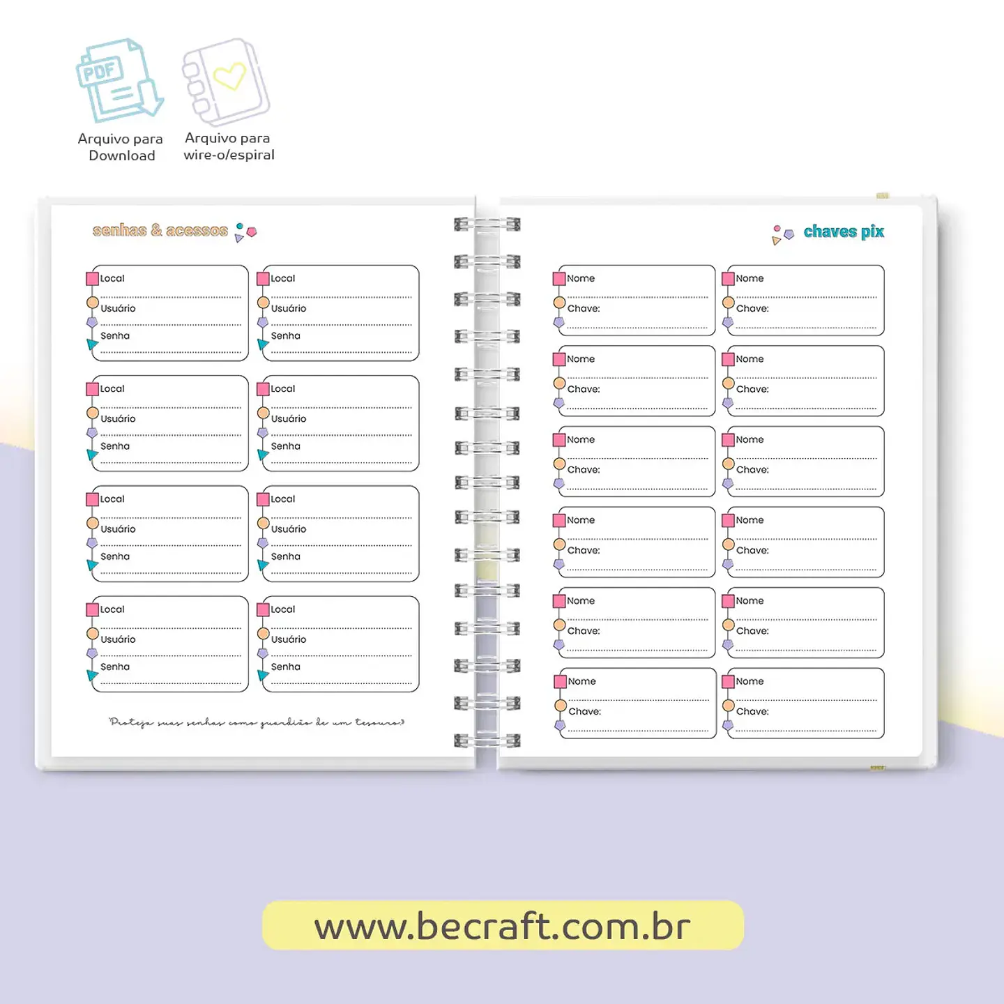 Arquivo Miolo Agenda Datada 2025 Colorida 1DPP - BE CRAFT 6