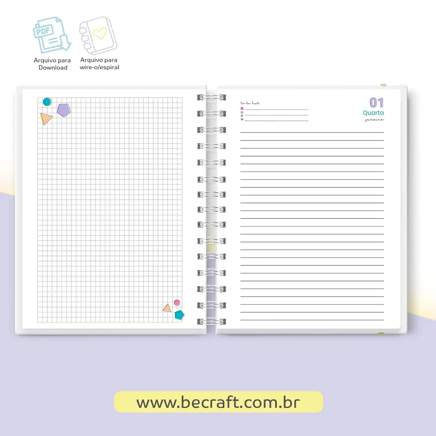 Arquivo Miolo Agenda Datada 2025 Colorida 1DPP - BE CRAFT 7