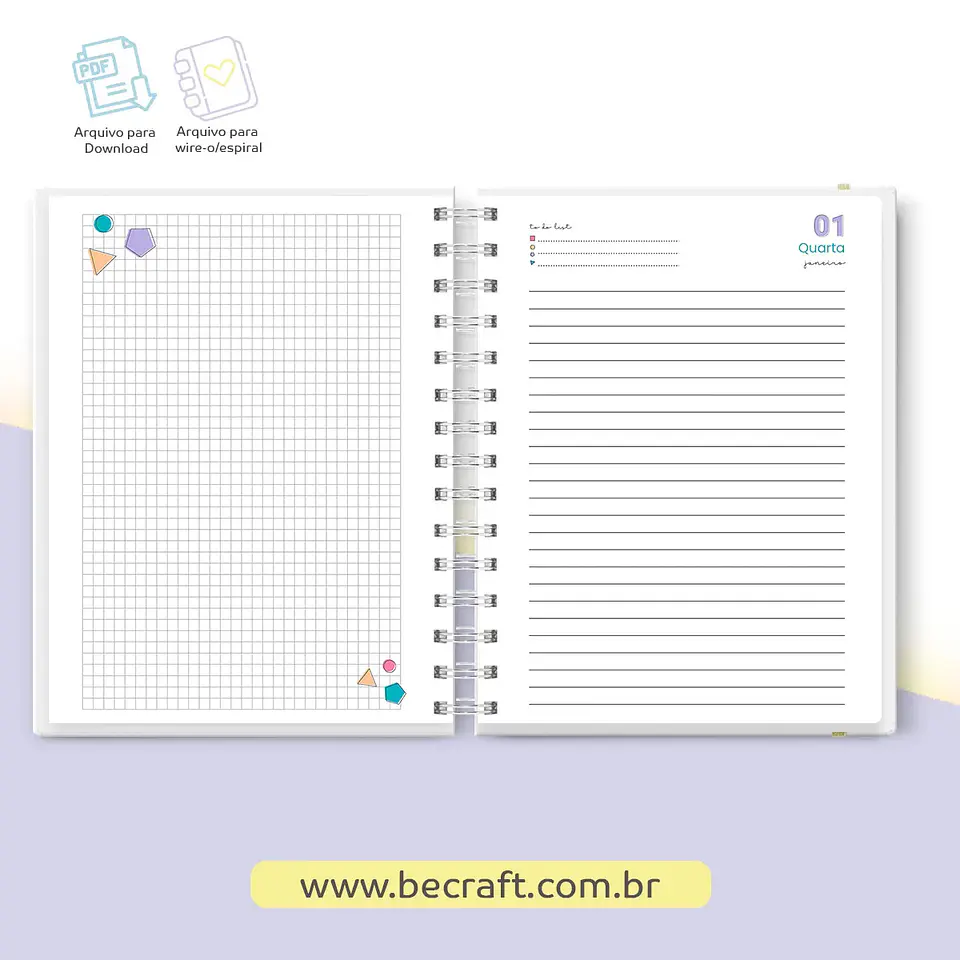 Arquivo Miolo Agenda Datada 2025 Colorida 1DPP - BE CRAFT 7
