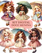 Kit Digital Doce Menina - BICHO PAPEL - Thumbnail 1