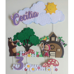 Arquivo de Corte Topo Masha e o Urso