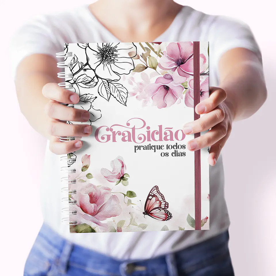 Arquico Caderno Pautado Gratidão A5 - CUTE CORTE 1