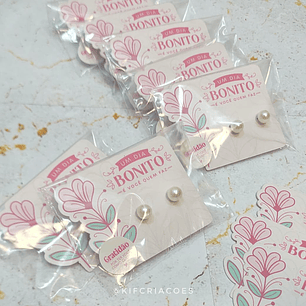 Arquivo Card Brinco Cliente - Um dia bonito é você quem faz - KIF CRIAÇÕES