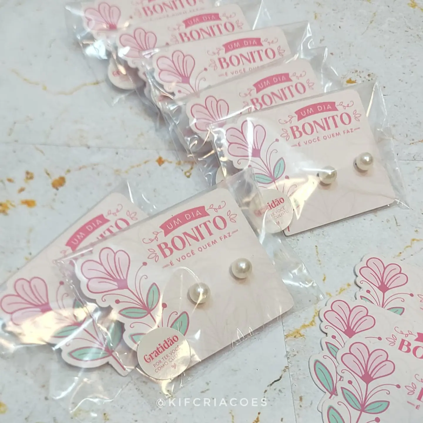 Arquivo Card Brinco Cliente - Um dia bonito é você quem faz - KIF CRIAÇÕES 1