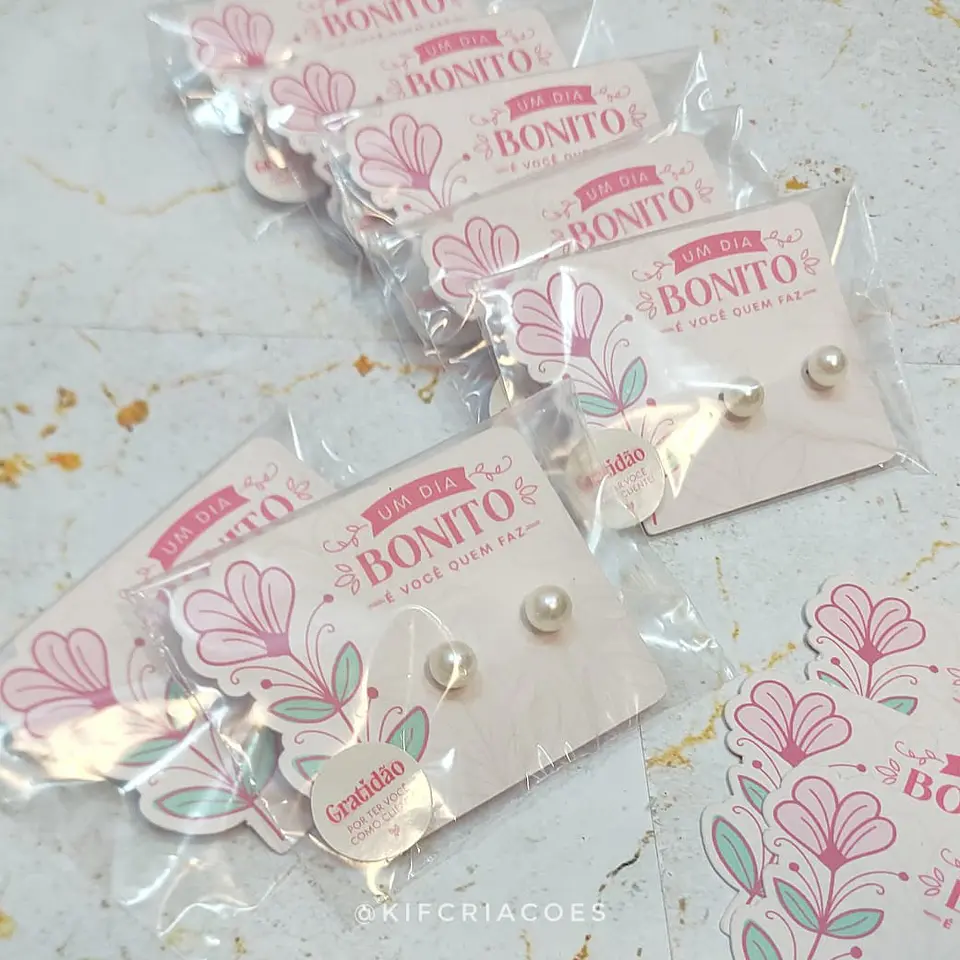 Arquivo Card Brinco Cliente - Um dia bonito é você quem faz - KIF CRIAÇÕES 1