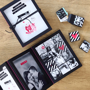 Arquivo Dia dos Namorados Porta Retrato Triplo - Nilmara Quintela