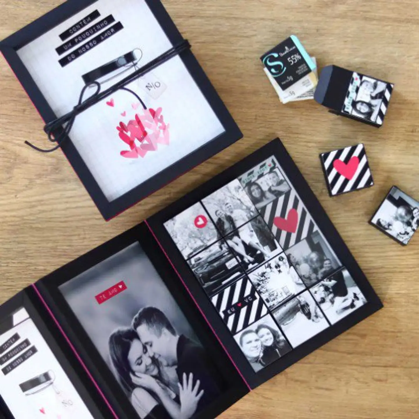 Arquivo Dia dos Namorados Porta Retrato Triplo - Nilmara Quintela 1