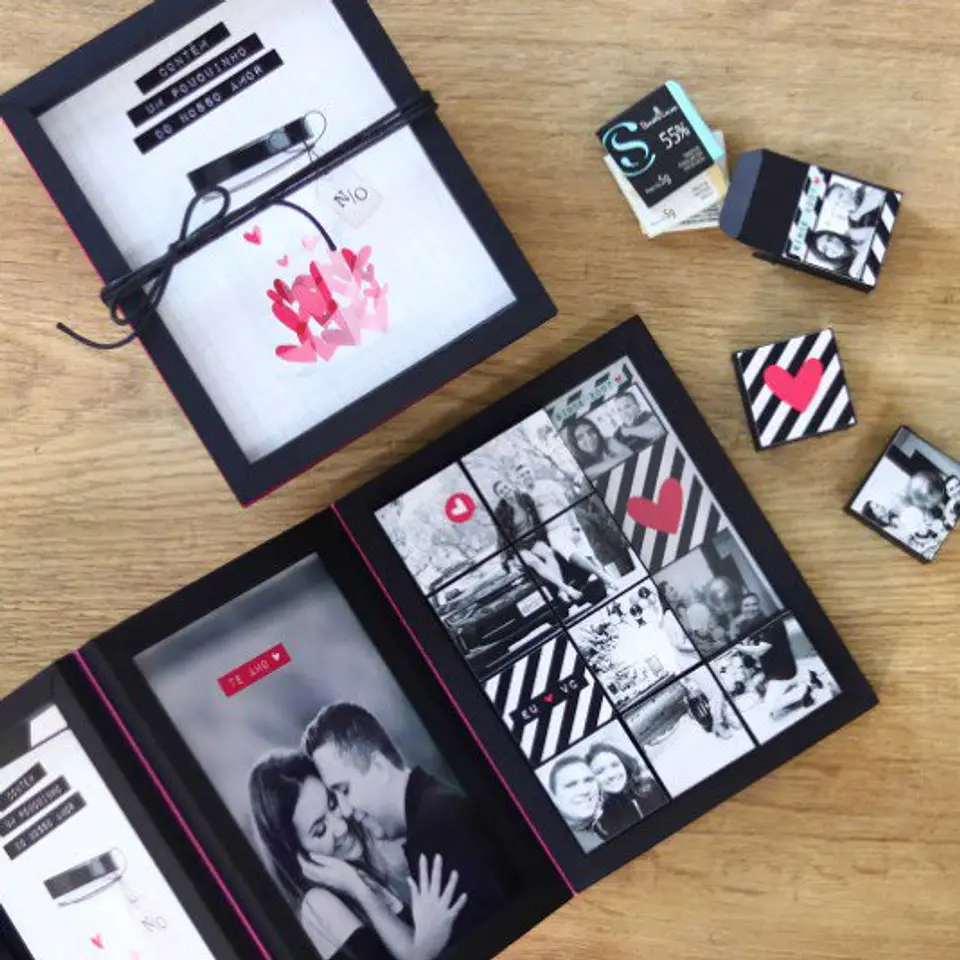 Arquivo Dia dos Namorados Porta Retrato Triplo - Nilmara Quintela 1