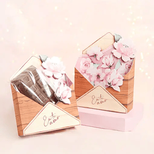 Arquivo Dia dos Namorados Caixa Envelope Flores Rosas - Nilmara