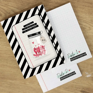 Arquivo Dia dos Namorados Caderno de lembranças Wire-o – Costura – Brochura - NILMARA