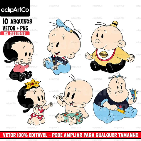 Kit Digital Popeye Baby