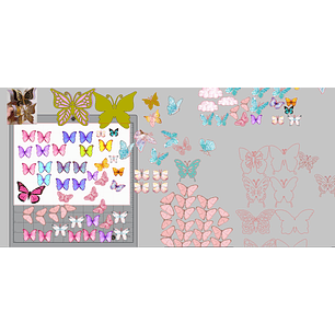 Arquivo de Corte Borboletas