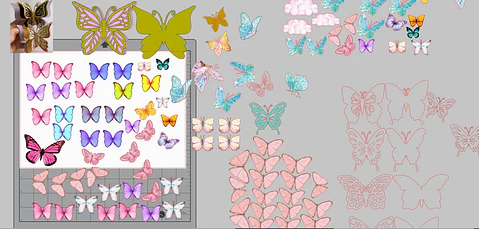 Arquivo de Corte Borboletas