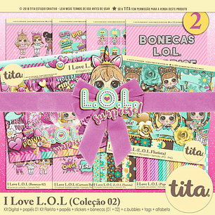 Kit Digital Lol Surprise - Tita