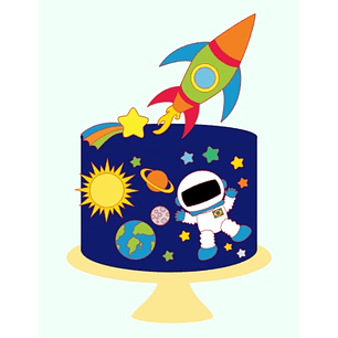 Arquivo de Corte Topo Astronauta