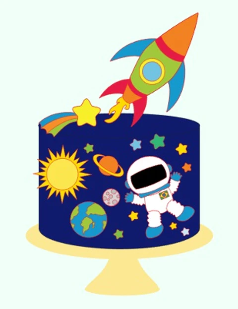 Arquivo de Corte Topo Astronauta