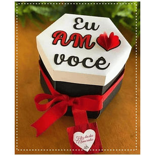 Arquivo de Corte Caixa Explosão - Eu Amo Você Dia dos Namorados