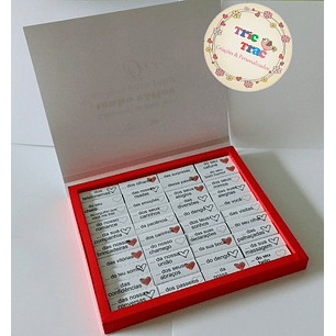 Arquivo de Corte Arquivo Caixa Motivos para 40 Bis - Dia dos Namorados