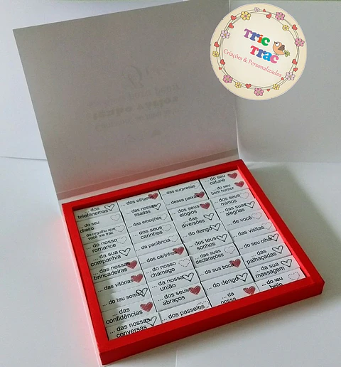 Arquivo de Corte Arquivo Caixa Motivos para 40 Bis - Dia dos Namorados