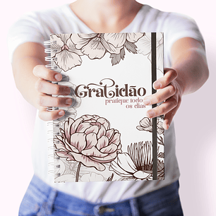 Arquivo Caderno Pautado A5 Floral – ELEGANT FLOWERS - CUTE CORTE