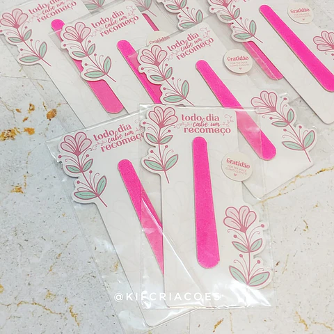 Arquivo Card Lixinha Motivo Sereno - Todo dia cabe um recomeço - KIF CRIAÇÕES