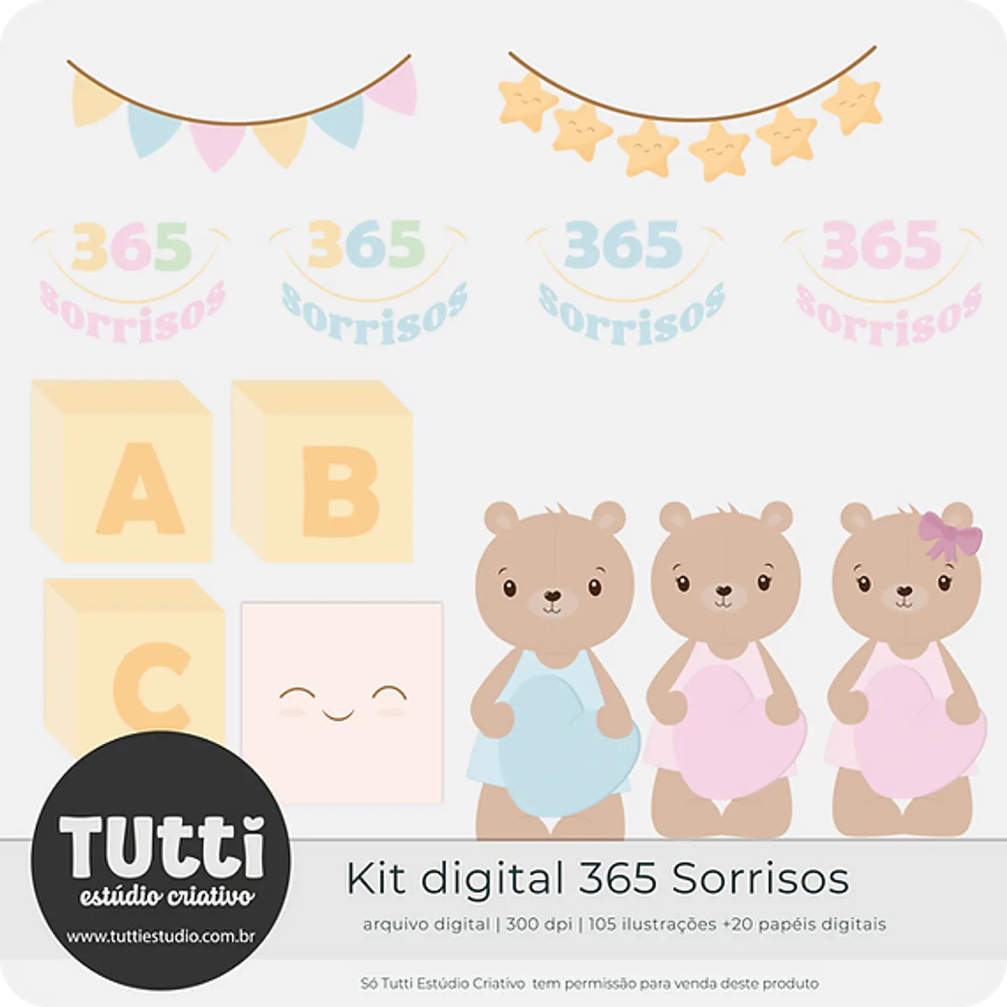 Kit Digital 365 Sorrisos - Tutti Estudio 5