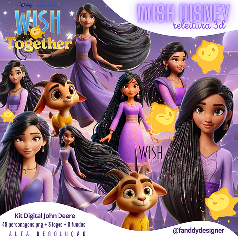 Kit Digital Wish Disney