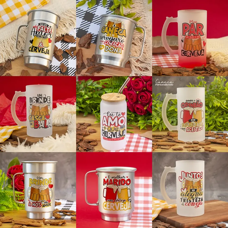 Arquivo Kit Digital para Caneca Dia dos Namorados - Avião em Asa 1