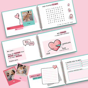  Arquivo Álbum de Foto Namorados - Coleção Amores - NILMARA