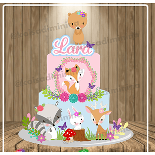 Arquivo Topo de Bolo Bosque Encantado - EM CAMADAS