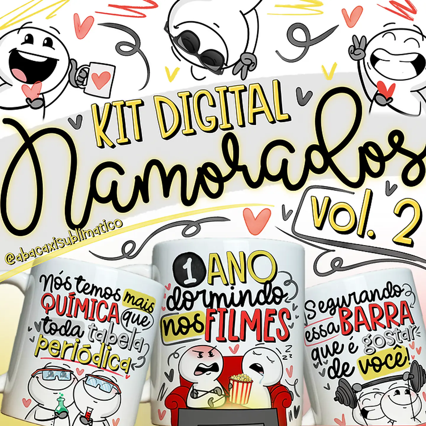 Arquivo Canecas Dia dos Namorados Vol 2 2024 - ABACAXI SUBLIMÁTICO 1