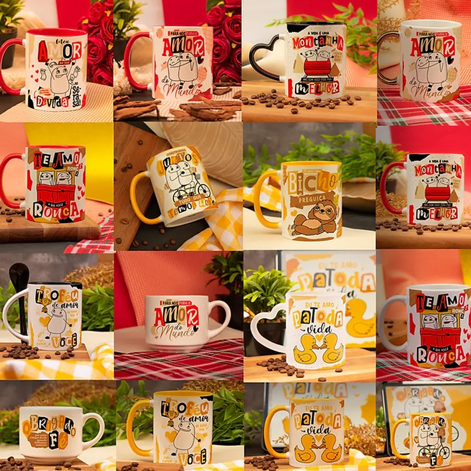 Arquivo Canecas + Kit Digital Dia dos Namorados Flork Humor e Paixão - AVIÃO SEM ASAS 1