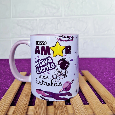  Arquivo Caneca Namorados Nosso amor estava escrito nas estrelas