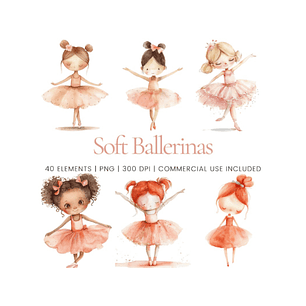Kit Digital Bailarina Aquarela