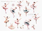 Kit Digital Bailarina Aquarela - Thumbnail 2